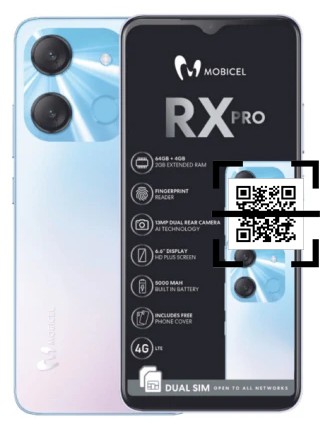 Como ler QR code no Mobicel RX Pro?
