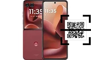 Como ler QR code no Motorola Razr 60 Ultra?