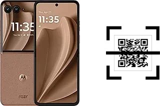 Como ler QR code no Motorola Razr+ 2025?