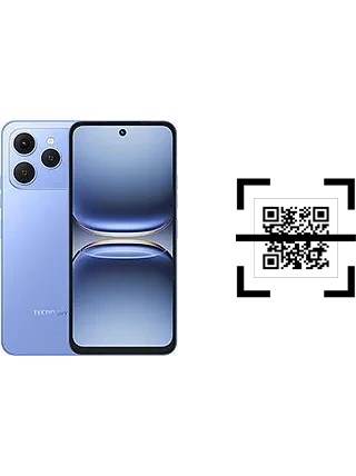 Como ler QR code no Tecno Spark 40?