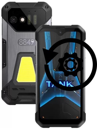 Como resetar um Unihertz 8849 Tank Mini 1