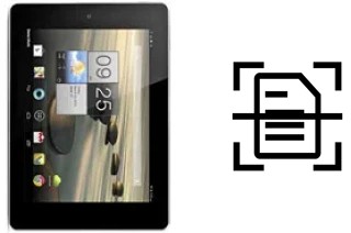 Digitalize documentos em um Acer Iconia Tab A1-811