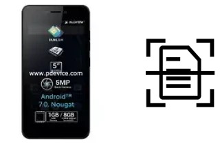 Digitalize documentos em um Allview A8 Lite