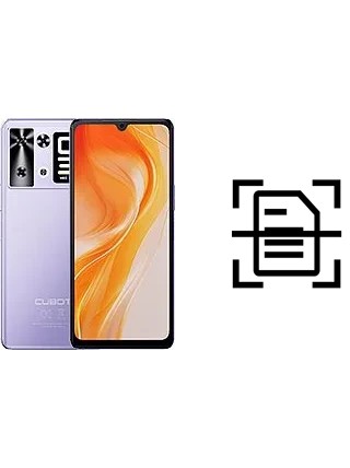 Digitalize documentos em um Cubot P90