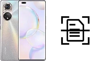 Digitalize documentos em um Honor 50 Pro