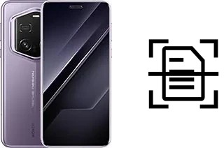 Digitalize documentos em um Honor Magic7 RSR Porsche Design