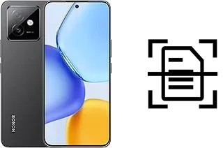 Digitalize documentos em um Honor X60 GT
