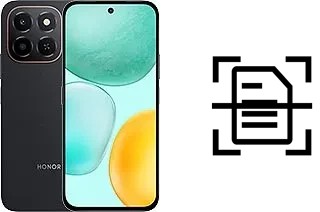 Digitalize documentos em um Honor Honor X6c