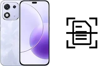 Digitalize documentos em um Honor X70i