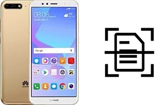 Digitalize documentos em um Huawei Y6 (2018)