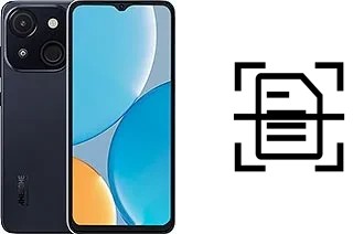 Digitalize documentos em um itel A50C