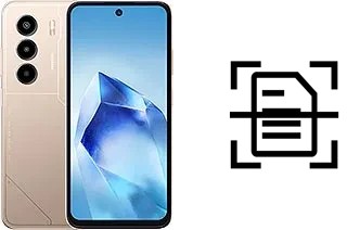 Digitalize documentos em um itel Power 70