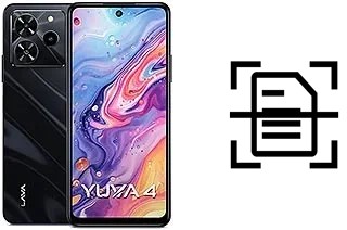Digitalize documentos em um Lava Yuva 4