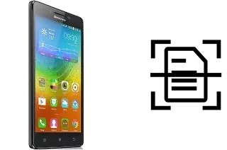 Digitalize documentos em um Lenovo A6000