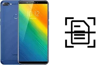 Digitalize documentos em um Lenovo K5 Note (2018)