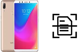Digitalize documentos em um Lenovo K5 Pro