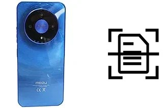 Digitalize documentos em um Meizu mblu 22 Pro