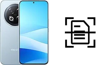 Digitalize documentos em um Meizu Note 22 Pro