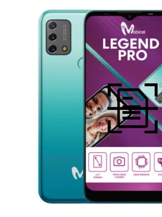 Digitalize documentos em um Mobicel Legend Pro