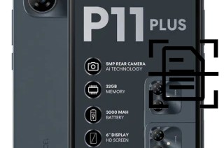 Digitalize documentos em um Mobicel P11 Plus