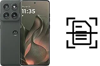 Digitalize documentos em um Motorola Edge (2025)