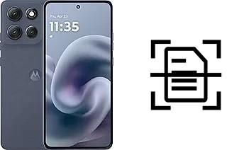 Digitalize documentos em um Motorola Moto G86 Power