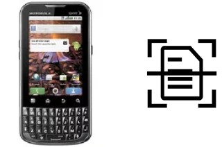 Digitalize documentos em um Motorola XPRT MB612