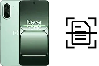 Digitalize documentos em um OnePlus Ace 5 Racing