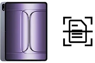 Digitalize documentos em um OnePlus Pad 3