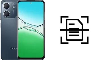 Digitalize documentos em um Oppo A5x 4G