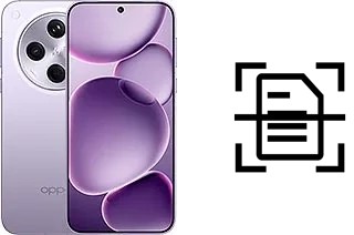 Digitalize documentos em um Oppo Find X8s+