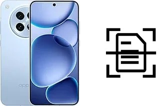 Digitalize documentos em um Oppo Find X8s