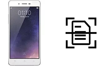 Digitalize documentos em um Oppo Mirror 5