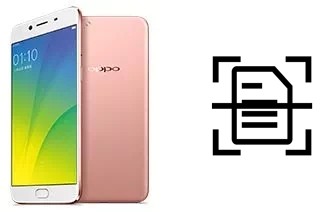 Digitalize documentos em um Oppo R9s Plus