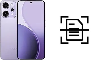 Digitalize documentos em um Oppo Reno14 Pro