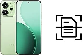 Digitalize documentos em um Oppo Reno14