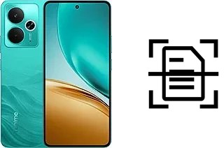 Digitalize documentos em um Realme 14T