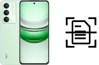 Digitalize documentos em um Realme C73