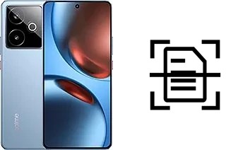 Digitalize documentos em um Realme GT7 (China)