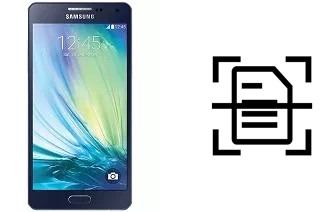 Digitalize documentos em um Samsung Galaxy A5 Duos
