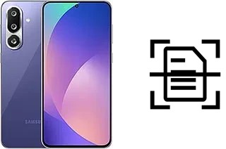 Digitalize documentos em um Samsung Galaxy F56