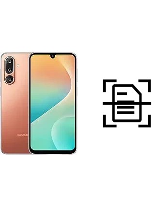 Digitalize documentos em um Samsung Galaxy M36