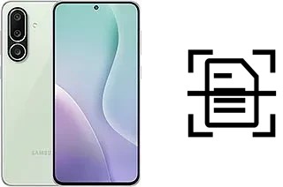 Digitalize documentos em um Samsung Galaxy M56