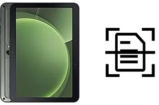 Digitalize documentos em um Samsung Galaxy Tab Active5 Pro
