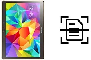 Digitalize documentos em um Samsung Galaxy Tab S 10.5