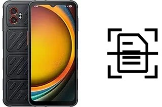 Digitalize documentos em um Samsung Galaxy XCover7 Pro