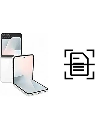 Digitalize documentos em um Samsung Galaxy Z Flip7 FE