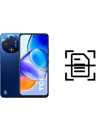 Digitalize documentos em um TCL 60