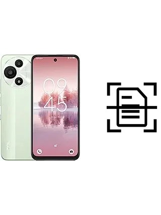 Digitalize documentos em um TCL 60 SE NxtPaper
