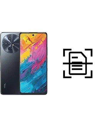 Digitalize documentos em um TCL 60 XE NxtPaper